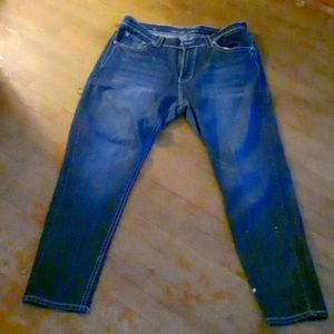 Touch Me Size 16 5-Pocket Dark Blue